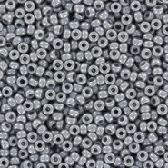Miyuki rocailles Perlen 11/0 - Opaque gray luster 11-443